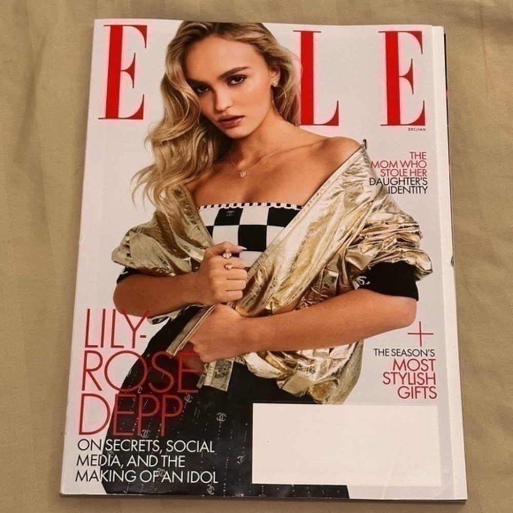 Elle Magazine Lily-Rose Depp Bi label